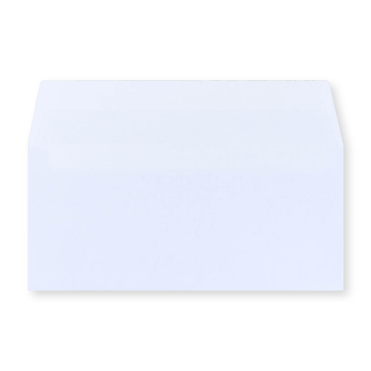 Balta necaurspīdīga gumijota biznesa aploksne (102 x 216 mm)