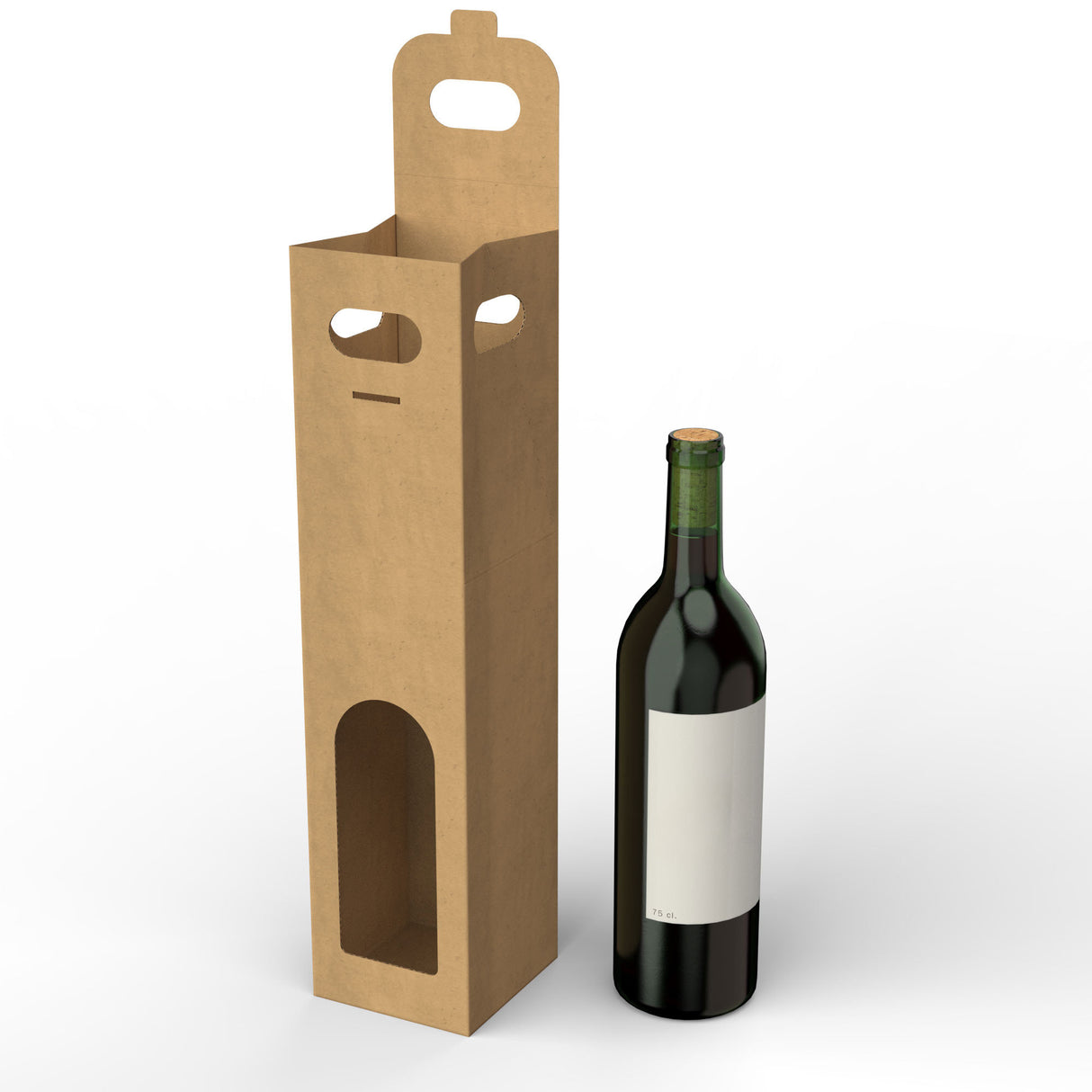 Carton Sticlă de vin Caz