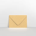 Brown Kraft Fleck Gummed Greeting Card V Flap Envelopes
