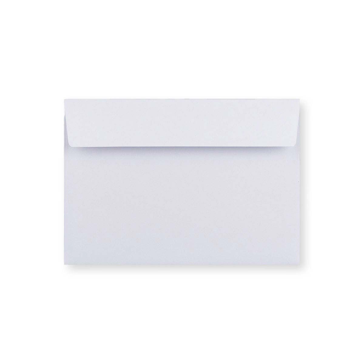 C6 balta aploksne ar taisnu atloku (114 x 162 mm)