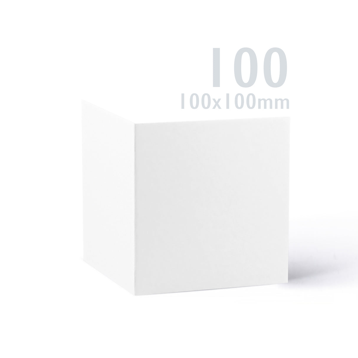 Lygios baltos atvirutės (250 g/m²) ir vokai (100 g/m²) – pakuotė