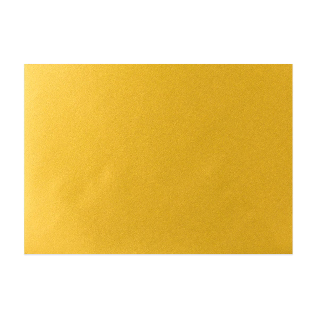 Metāliski zelta krāsā gumijota V-veida apsveikuma kartītes aploksne (125 x 175 mm)