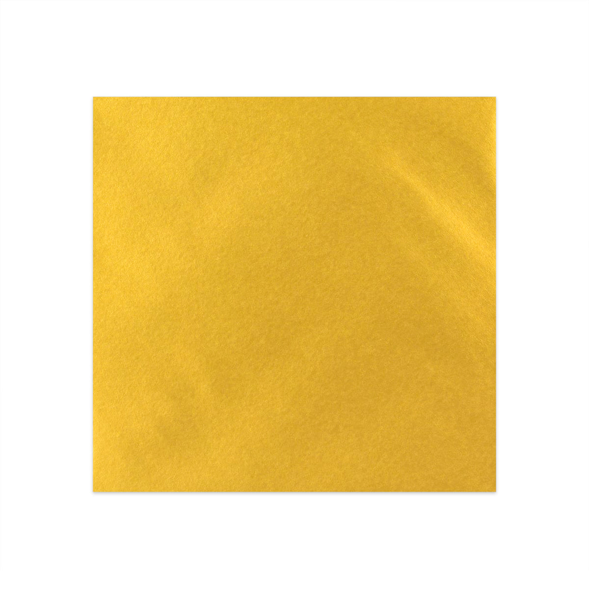 Kullanvärinen metallinen kirjekuori 130x130 mm