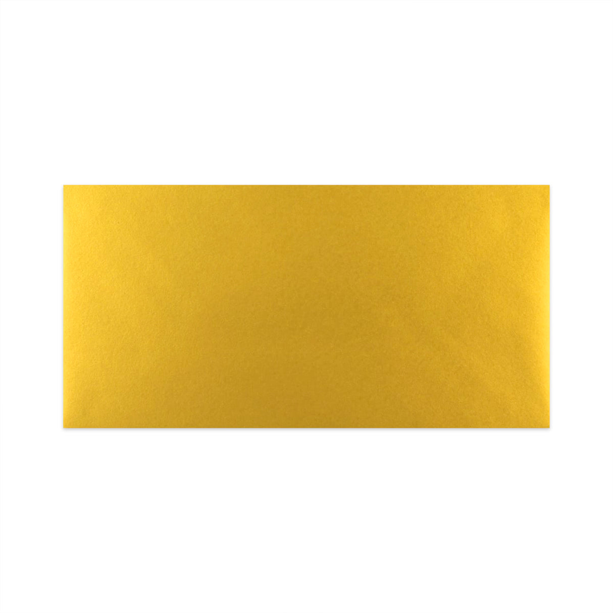 DL metāla zelta gumijota V-veida aploksne (110 x 220 mm)