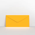 Dark Yellow Coloured Gummed V Flap Envelopes