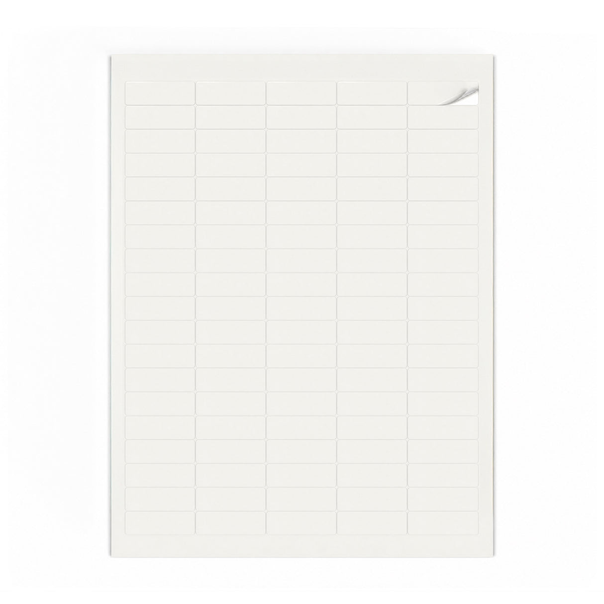 Pachete de etichete albe XS - 100 coli