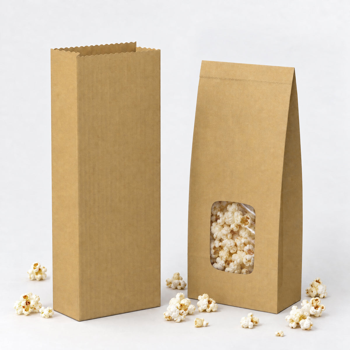 Bolsas alimentarias de papel kraft
