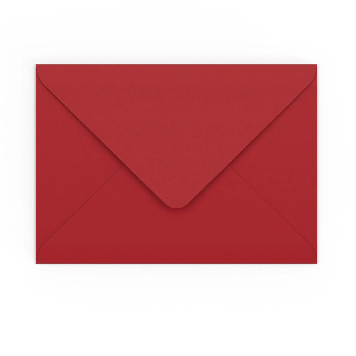 C5 Roșu închis Gummed V-Flap Envelope (162 x 229mm)