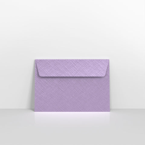 Lilac Textured Envelopes