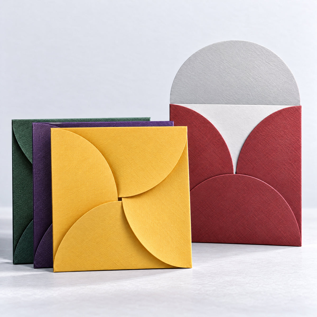 Plic Pouchette Pătrat Sidefat 145mm