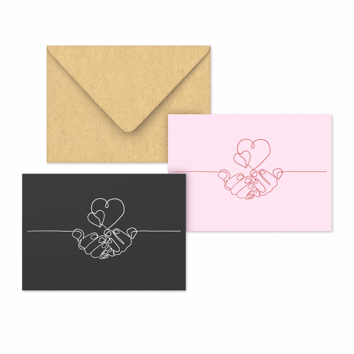 Valentīndienas krāsainā aploksne (Share Love Design)