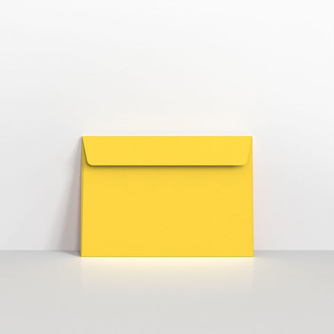 Mid Yellow Coloured Peel and Seal Envelopes