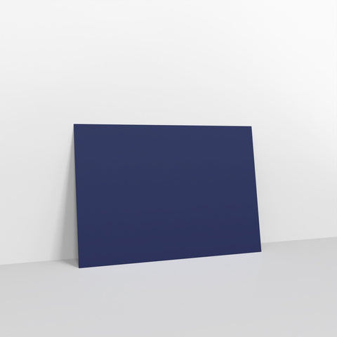 Navy Blue Coloured Peel and Seal V Flap Envelopes