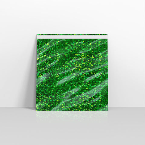 Holografische Folienumschläge mit grünem Metallic-Finish