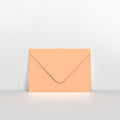Salmon Pink Coloured Gummed V Flap Envelopes