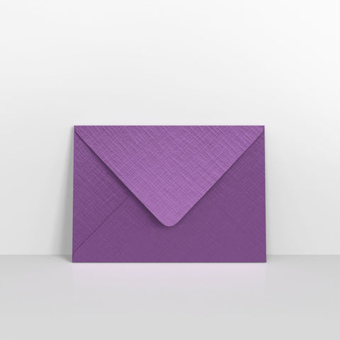 Violet Textured Envelopes