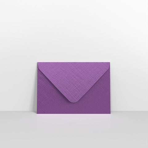 Violet Textured Envelopes