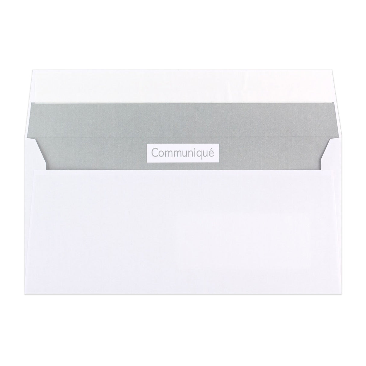 110x220 mm (DL) Witte envelop communique
