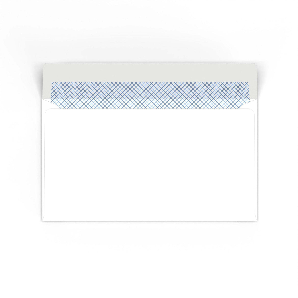 Plic de afaceri alb opac gumat (89 x 152mm)