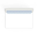 Plic de afaceri alb opac gumat (89 x 152mm)