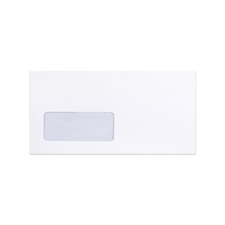 Vitt kuvert med insidestryck – med fönster 110x220 mm (DL) 110gr/m²