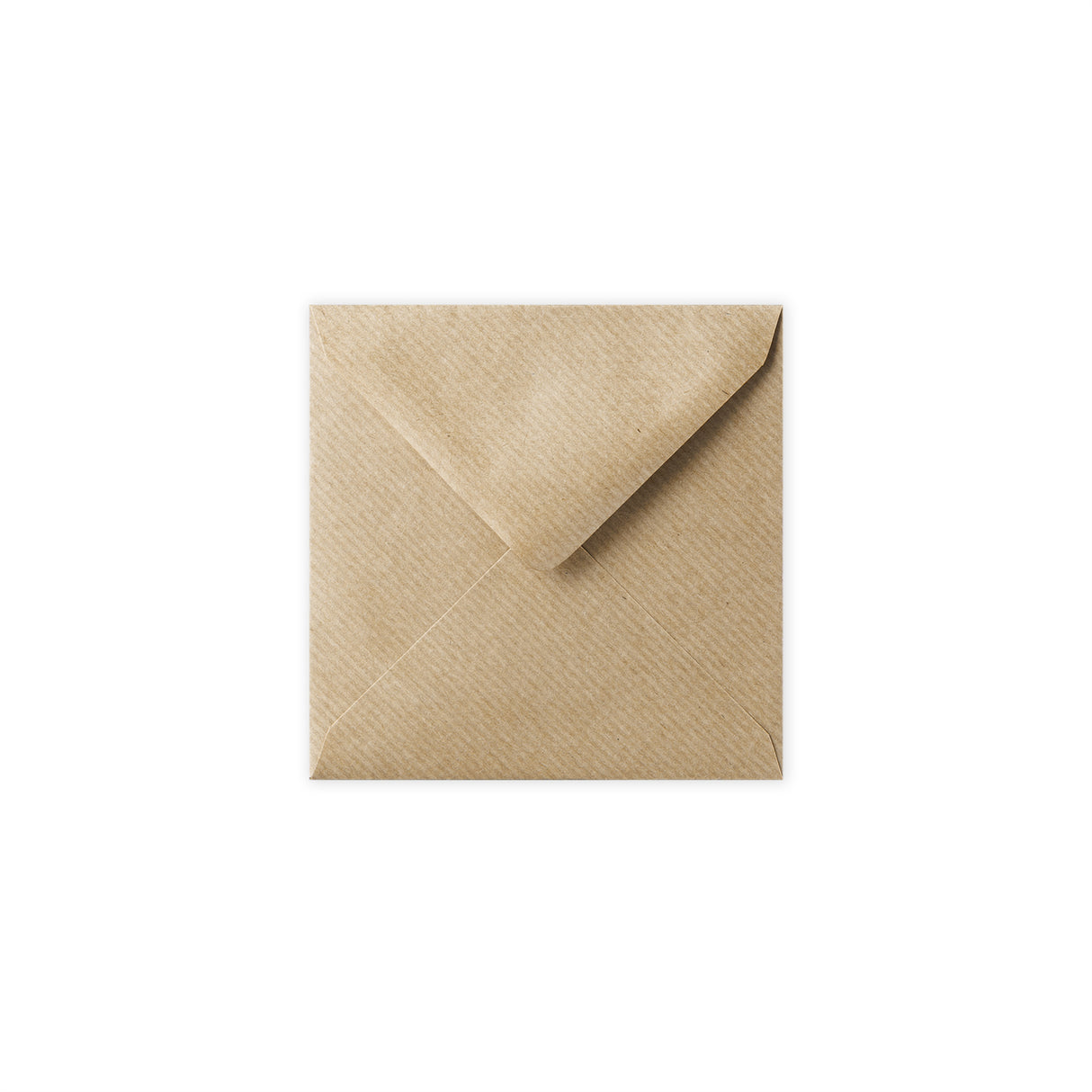 Kraft aploksne ar rievotu apdari 116x116 mm