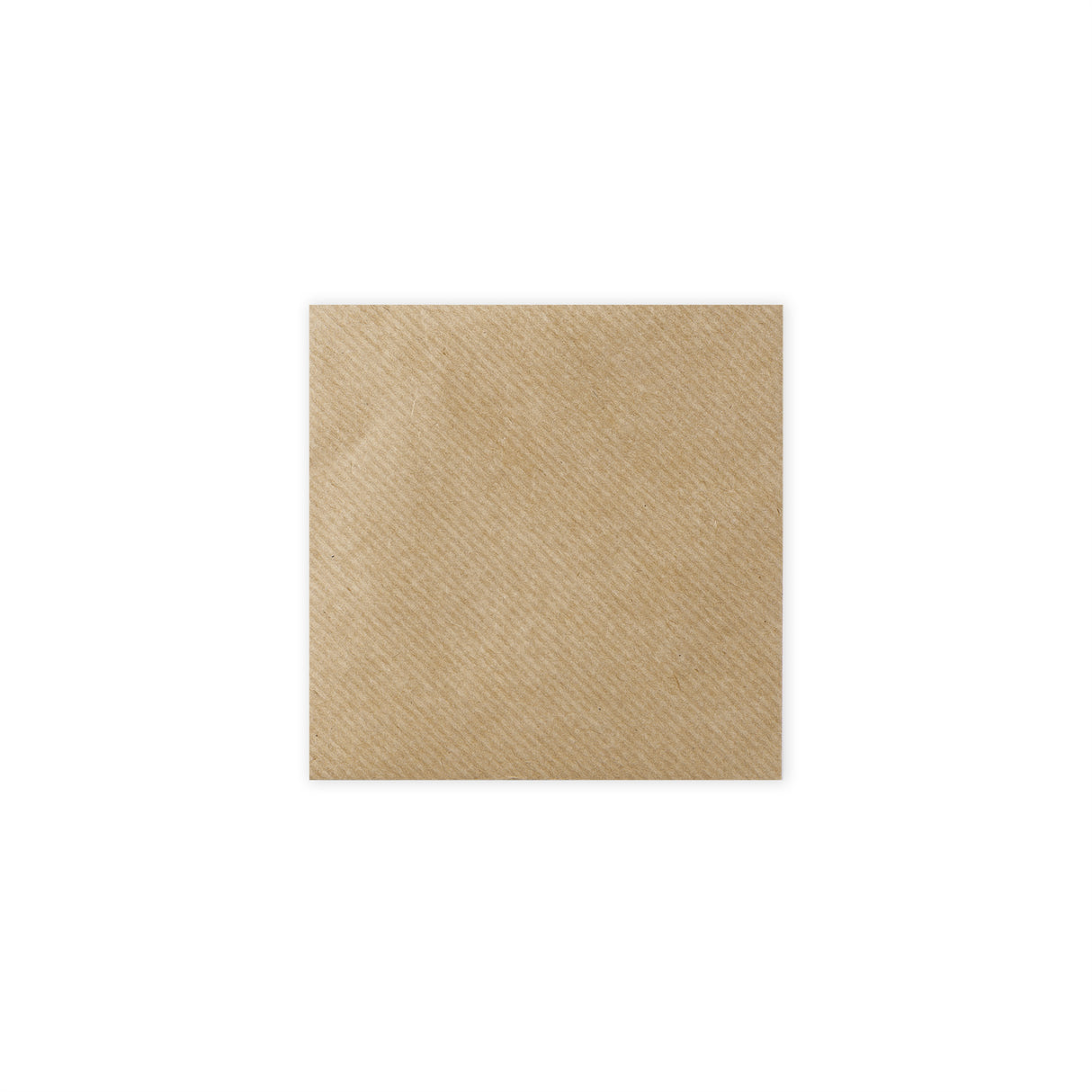 Kraft aploksne ar rievotu apdari 116x116 mm