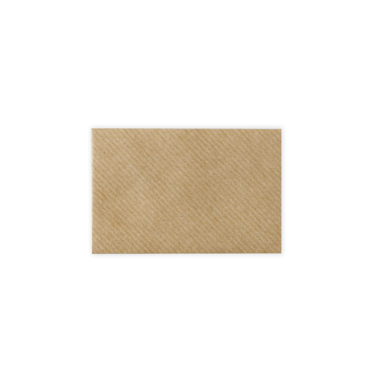 Aploksne apsveikuma kartītei ar V-veida atlokāmu vimpeli (62 x 94 mm) ar kraftgumiju (62 x 94 mm)