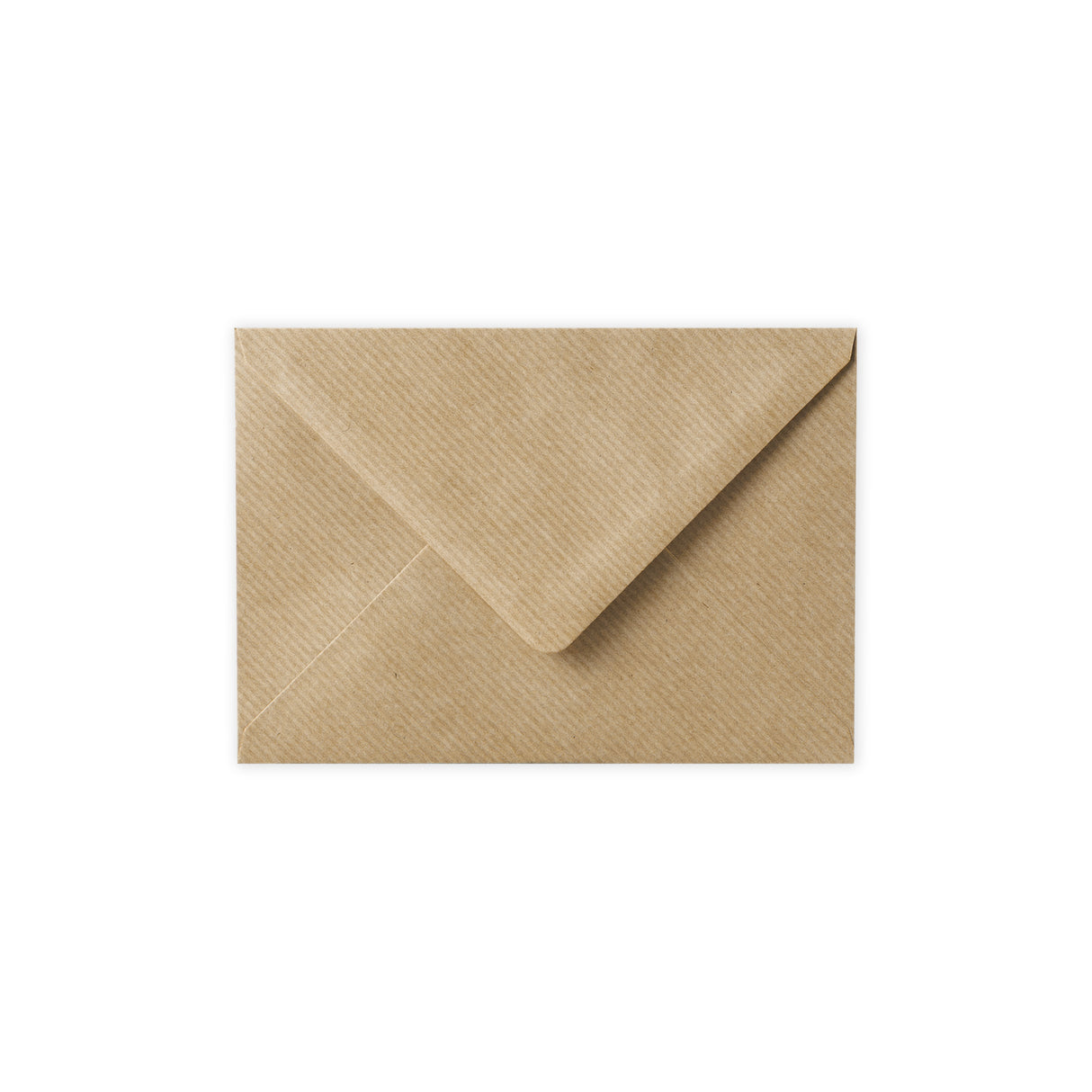 Hnědá obálka s žebrovaným vzorem 114x162 mm (C6)