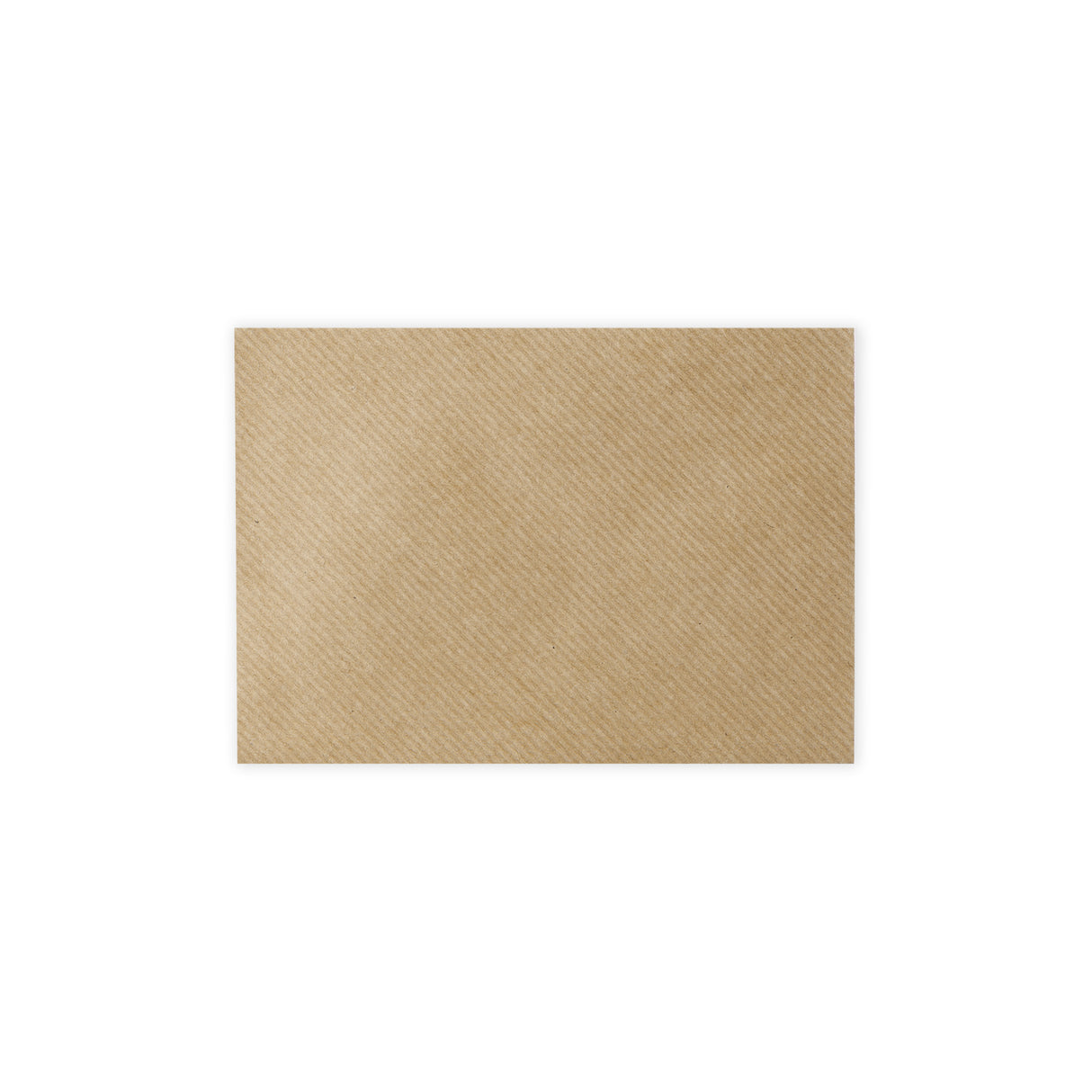 Hnědá obálka s žebrovaným vzorem 114x162 mm (C6)