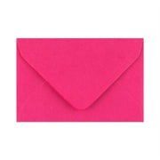 Fuschia Pink Gummed V-Flap Greeting Card Envelope (62 x 94mm)