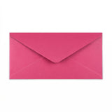 Fuschia-lyserød konvolut 110x220 mm (DL)