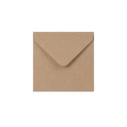 Kraft V-Flap Gummed Envelopes 110 Gsm Fleck 116 x 116 mm