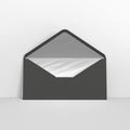 Black & Silver Fancy Foil Lined Envelopes