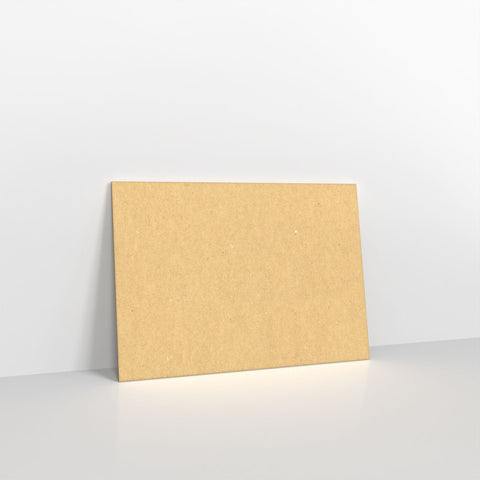 Brown Kraft Fleck Gummed Greeting Card V Flap Envelopes