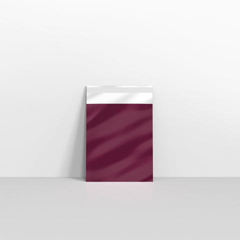 Burgundy Matt Finish Foil Envelopes