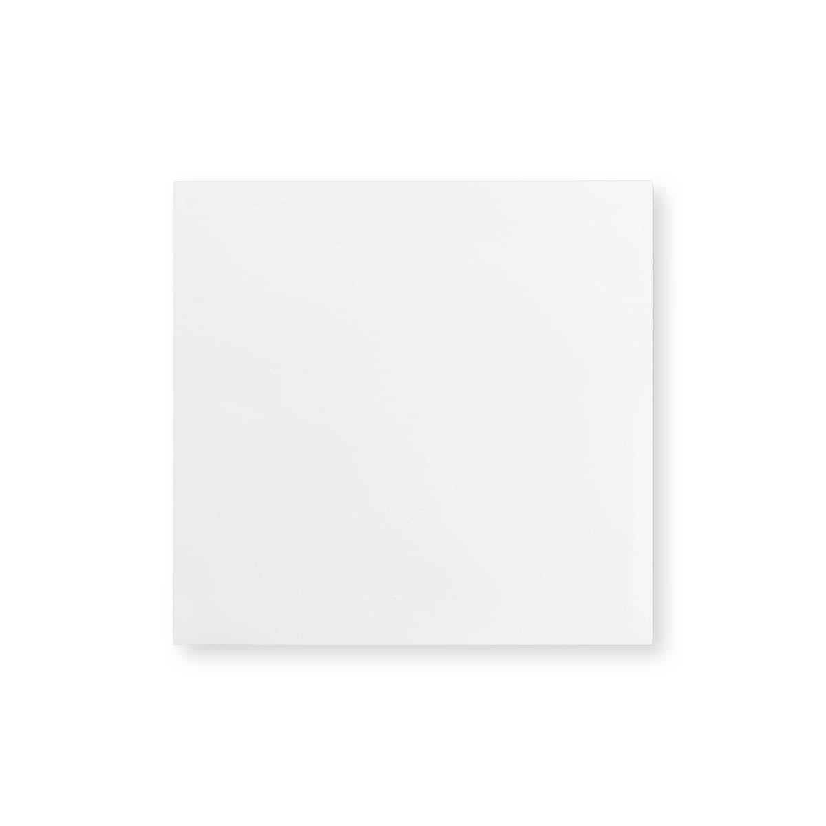 Balta aploksne - ar taisnu atloku 155x155 mm
