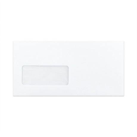 DL White Envelope Straight Flap - W (110 x 220mm)