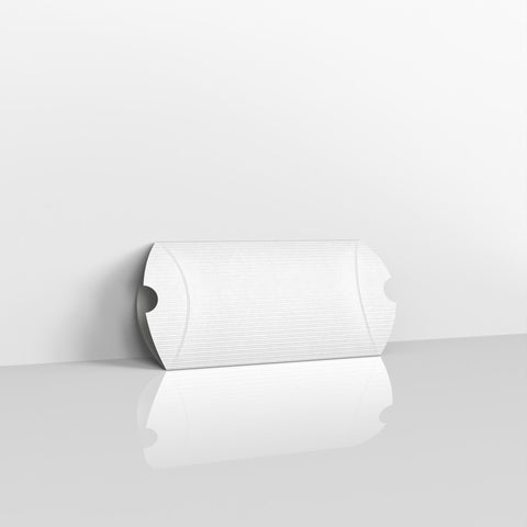 White Corrugated Pillow Boxes