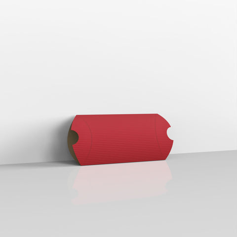 Κόκκινα Κυματοειδή Κουτιά με Μορφή Μαξιλαριού