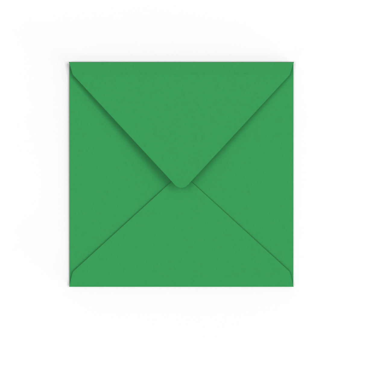 Kelly Green Lielbritānijā ražota gumijota aploksne (155 x 155 mm)