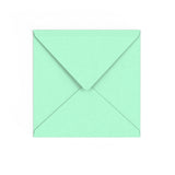 Jade Green British Made Gummed V-Flap Envelope (155 x 155mm)