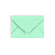 Jade Green British Made Gummed V-Flap Envelope (62 x 94mm)