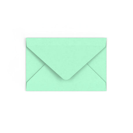 Jade Green British Made Gummed V-Flap Envelope (62 x 94mm)