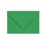 C6 Kelly Green Lielbritānijā ražota gumijota V-veida aploksne (114 x 162 mm)
