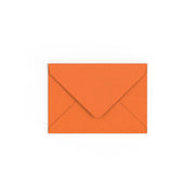 C6 Flame Orange British Made Gummed V-Flap Envelope (114 x 162mm)