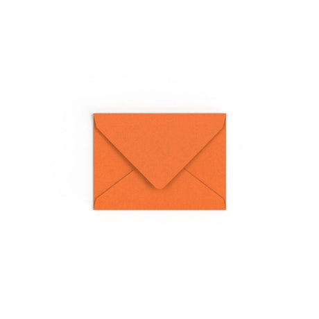 Feuerorangefarbener Umschlag 82x113 mm (C7)