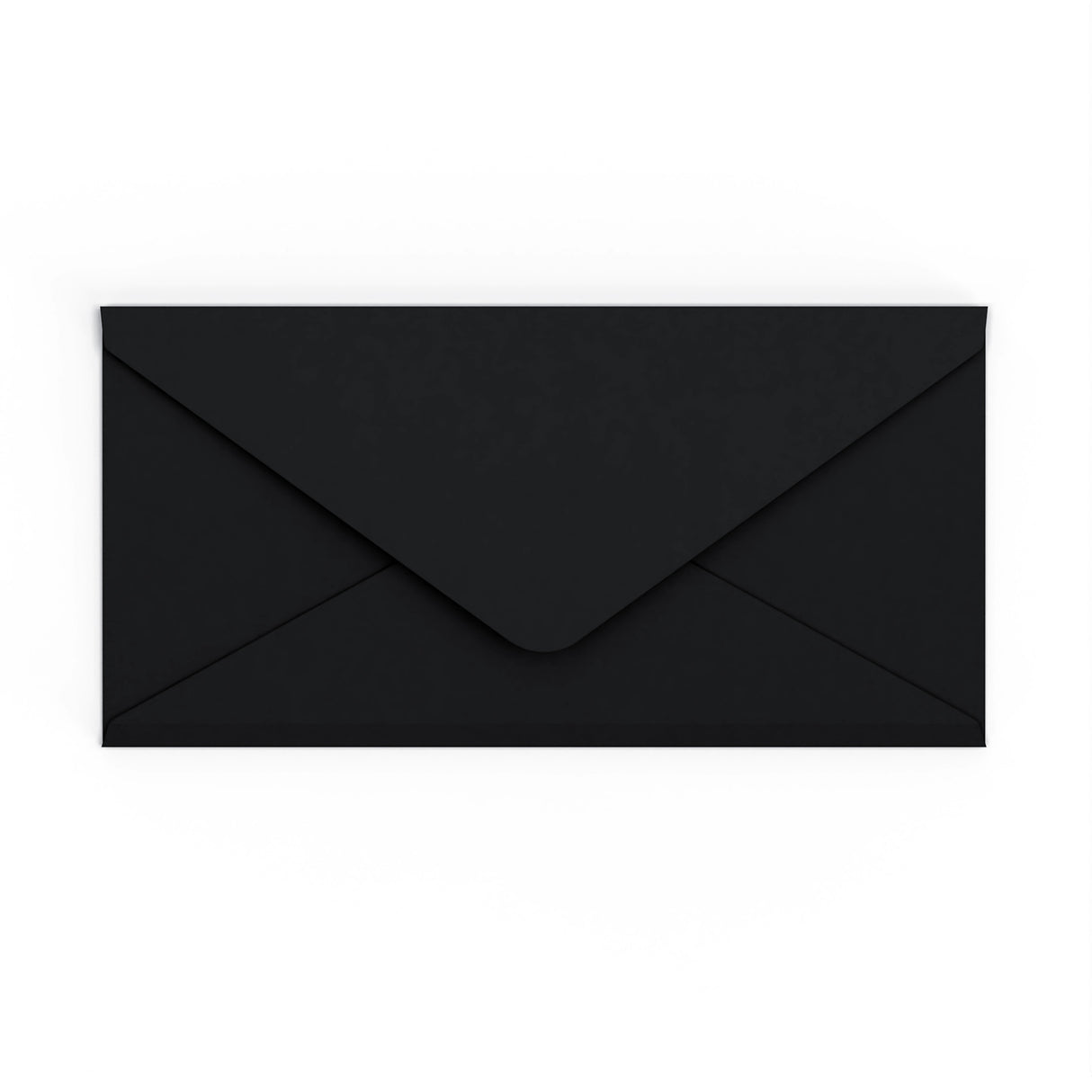 DL Μαύρος βρετανικός φάκελος V-Flap (110 x 220mm)