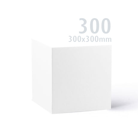 300x300 baltos „Premier“ kortelės, 250 g/m², pakuotė