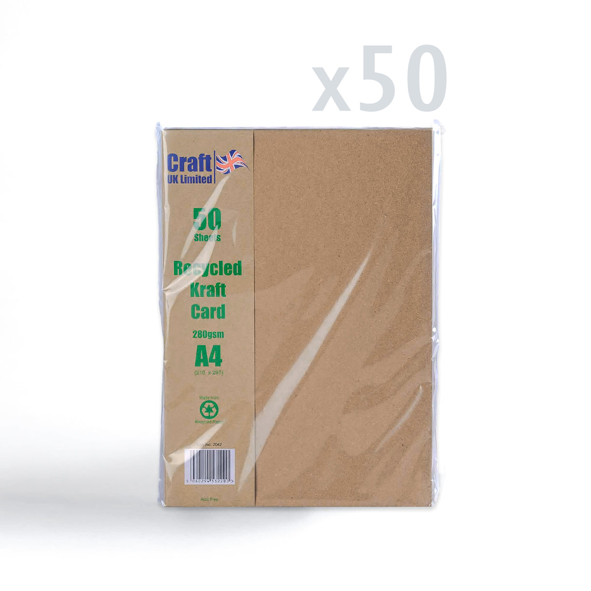 „Kraft Card“ 280 g/m² pakuotė